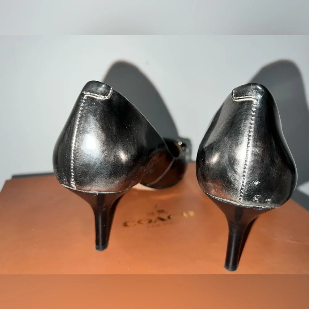 Coach Metallic Leather Sandal Size 5.5 - Picture 8 of 15